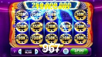 Slots com jackpots e giros grátis na 967